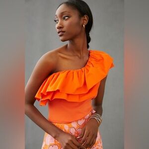 Anthropologie Sunday in Brooklyn Ruffle Tank